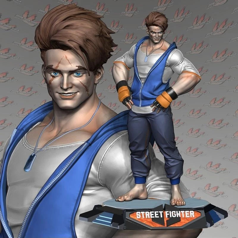 1/24 Martial Artist Fighter, Resin Model Figure Kit, Anime Theme, Unassembled and Unpainted