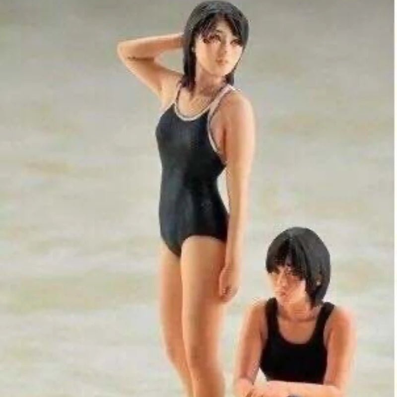 1/35 High School Student, Resin Model Figure Kit, Anime Theme, Unassembled and Unpainted