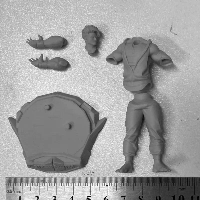 1/24 Martial Artist Fighter, Resin Model Figure Kit, Anime Theme, Unassembled and Unpainted