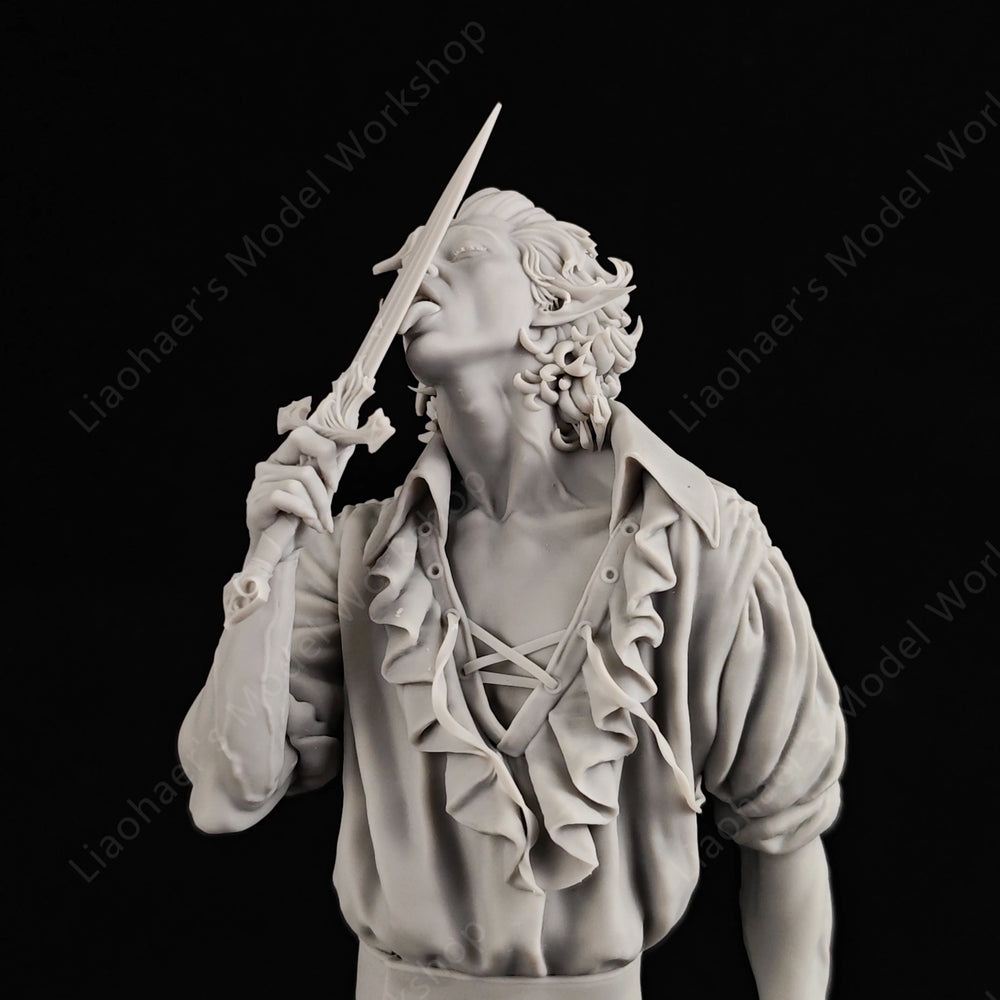 1/10 Astarion, Resin Model Bust Kit, Fantasy Theme, Unassembled and Unpainted