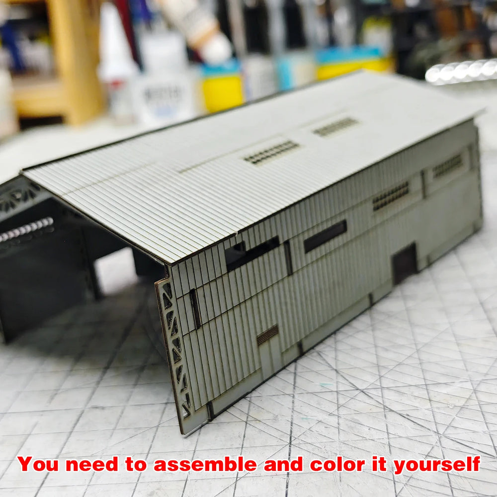 1/350 WWII Japanese Naval Base, Resin Model Diorama Kit, Unassembled and Unpainted