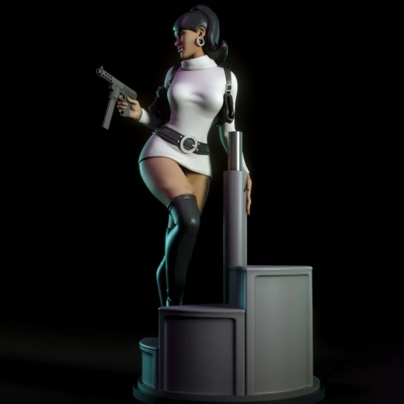 1/24 Lana Kane, Resin Model Figure Kit, Anime Theme, Unassembled and Unpainted