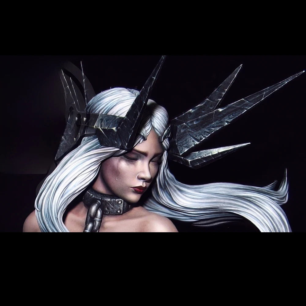 1/10 Tears of an Angel Female, Resin Model Bust Kit, Fantasy Theme, Unassembled and Unpainted