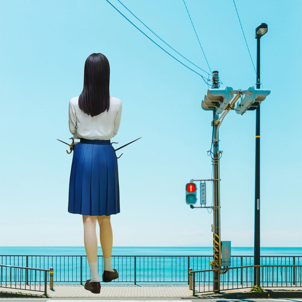 1/8 Fishing Girl, Resin Model Figure Kit, Anime Theme, Unassembled and Unpainted