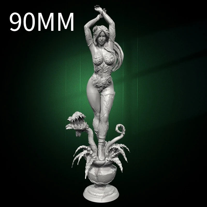 90mm Vine Warrior, Resin Model Figure Kit, Fantasy Theme, Unassembled and Unpainted