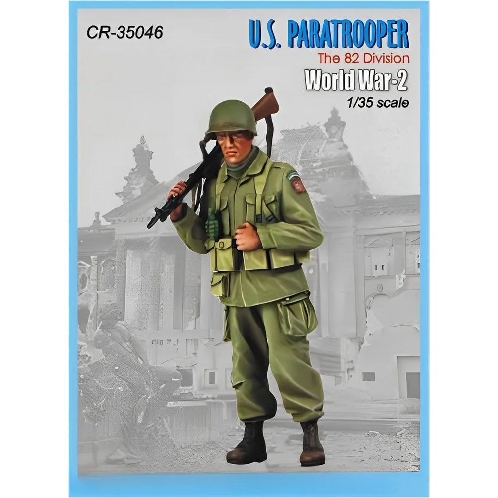 1/35 Modern US Airborne Soldier, Resin Model Figure Kit, Unassembled and Unpainted