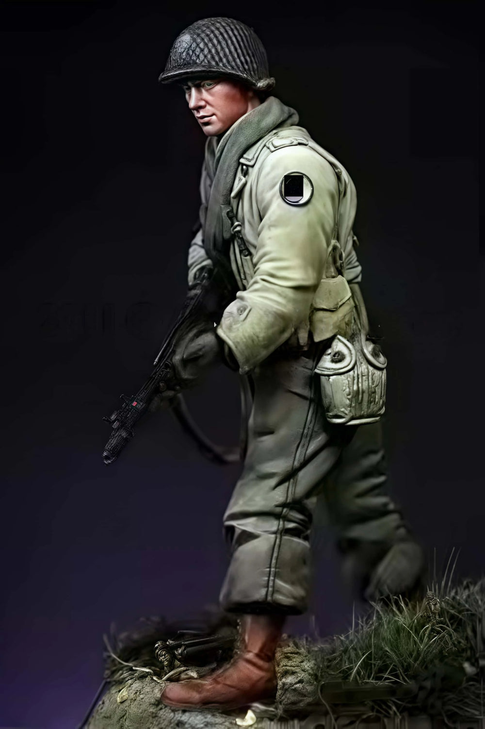 1/16 WWII US Army Infantryman, Resin Model Figure Kit, Unassembled and Unpainted