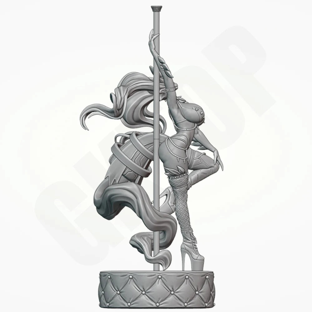 1/24 Fantasy Fox Dancer, Resin Model Figure Kit, Unassembled and Unpainted