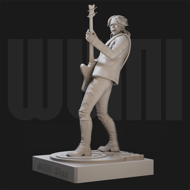 1/18 Rock Singer Musician, 6 Figures, Resin Model Figure Kit, Historical Theme, Unassembled and Unpainted