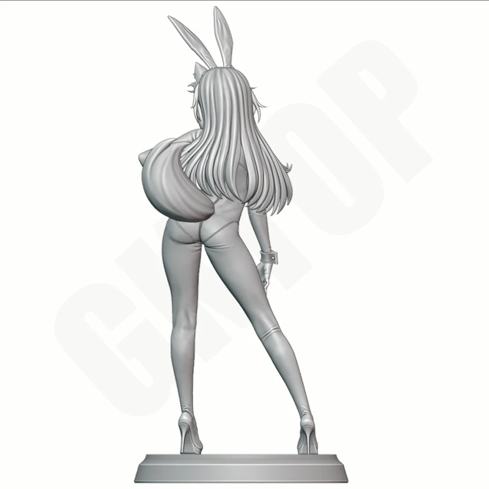 1/24 Bunny-Eared Beauty, Resin Model Figure Kit, Unassembled and Unpainted
