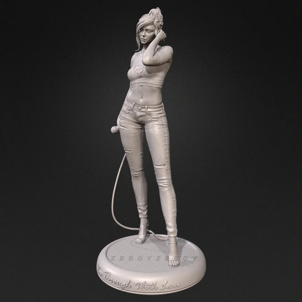 90mm Contemporary Female, Resin Model Figure Kit, Unassembled and Unpainted