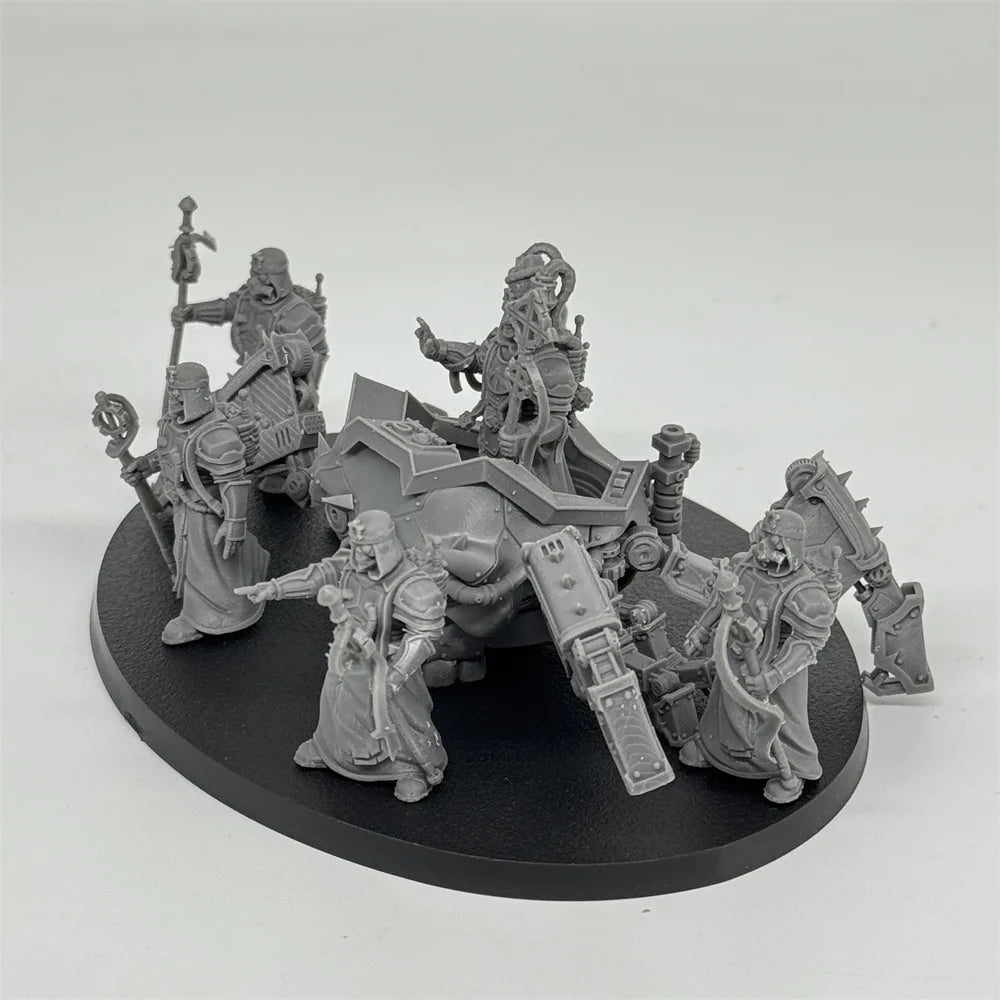 28mm Scavenger Lectern Walkers, 11 Figures, Resin Model Figure Kit, Sci-Fi Theme, Unassembled and Unpainted