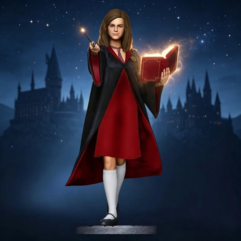 1/18 Female Spellcaster, Resin Model Figure Kit, Fantasy Theme, Unassembled and Unpainted