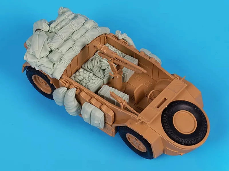1/35 WWII Italian, Resin Model Vehicle Kit, Unassembled and Unpainted