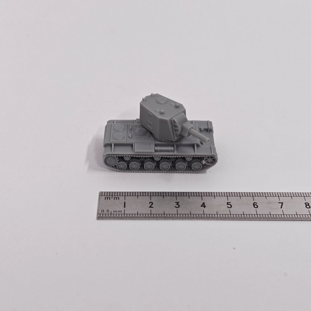 WWII Soviet KV-2 Heavy Tank — 1/144 Resin Vehicle