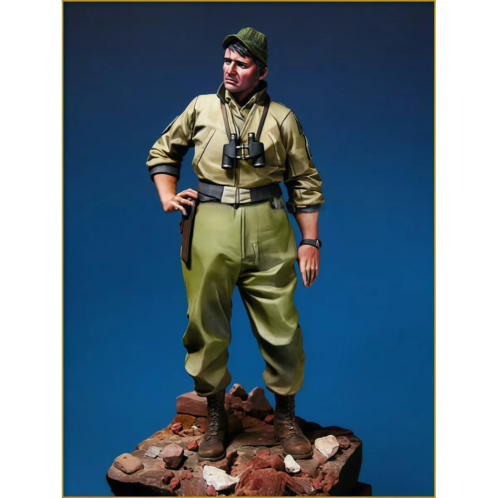1/18 WWII American Soldier, Resin Model Figure Kit, Unassembled and Unpainted