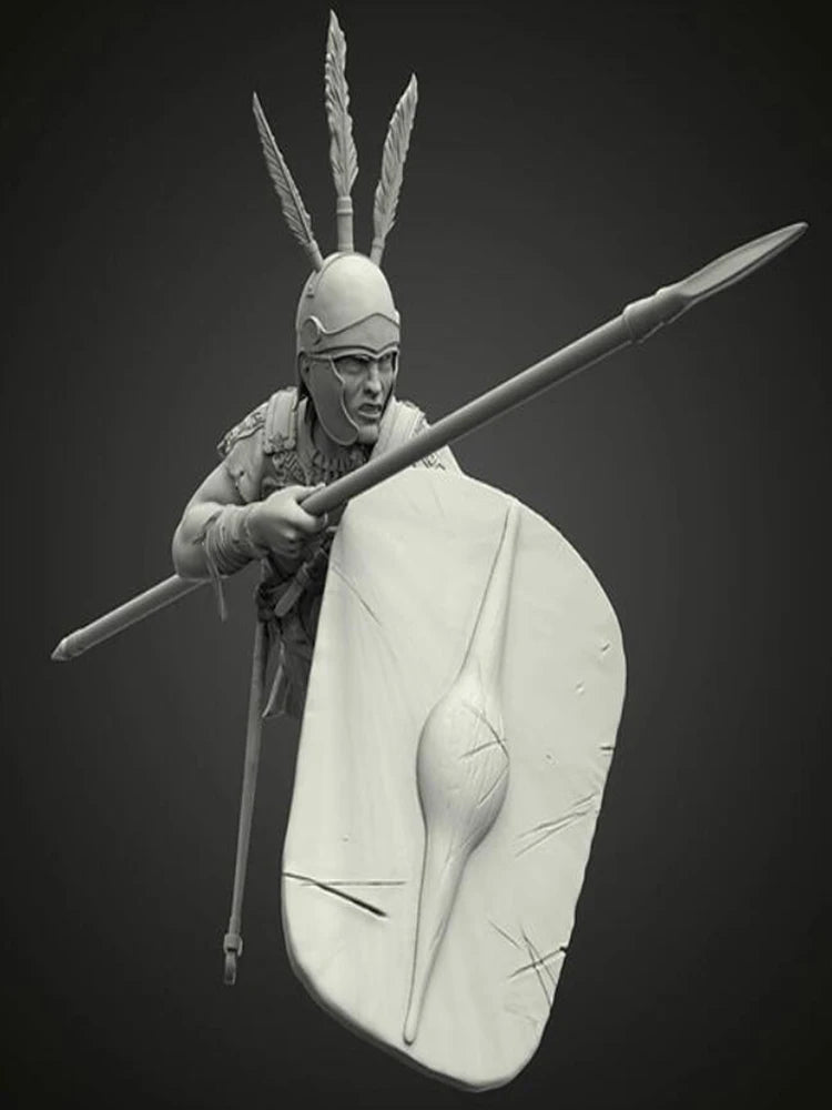 1/10 Ancient Samnite Warrior, Resin Model Figure Kit, Unassembled and Unpainted