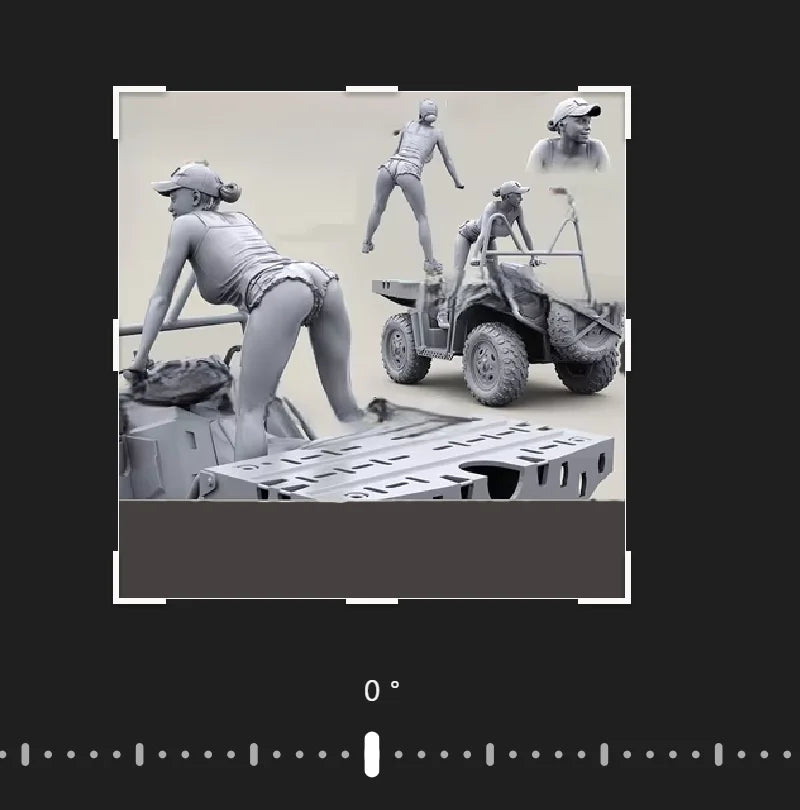 1/35 Modern Tactical Soldiers, 4 Figures, Resin Model Figure Kit, Unassembled and Unpainted