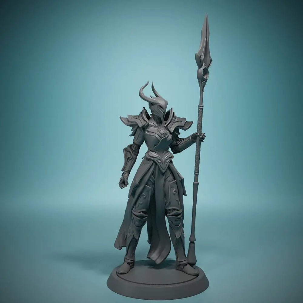 32mm Celestial Realm Guardians, 2 Figures, Resin Model Figure Kit, Fantasy Theme, Unassembled and Unpainted