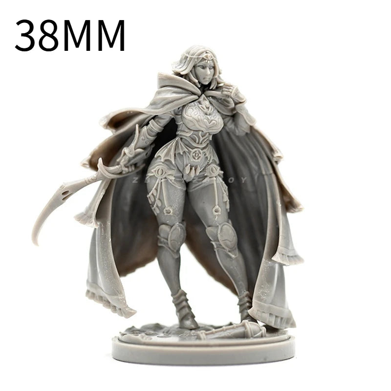 38mm Night Guardian Warrior, Resin Model Figure Kit, Fantasy Theme, Unassembled and Unpainted