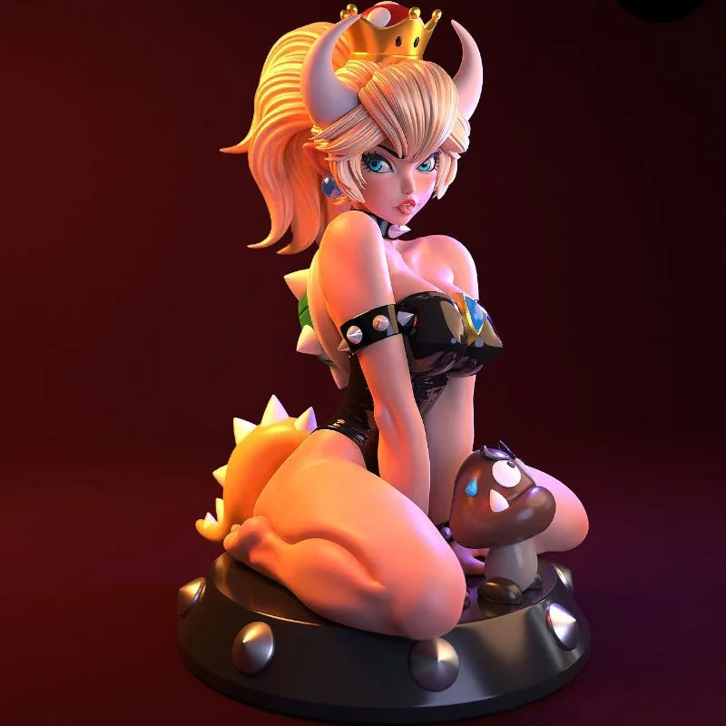 1/24 Horn Girl, Resin Model Figure Kit, Fantasy Theme, Unassembled and Unpainted