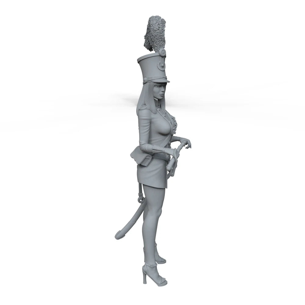 1/35 Female Warriors & Priestesses, 5 Figures, Resin Model Figure Kit, Fantasy Theme, Unassembled and Unpainted