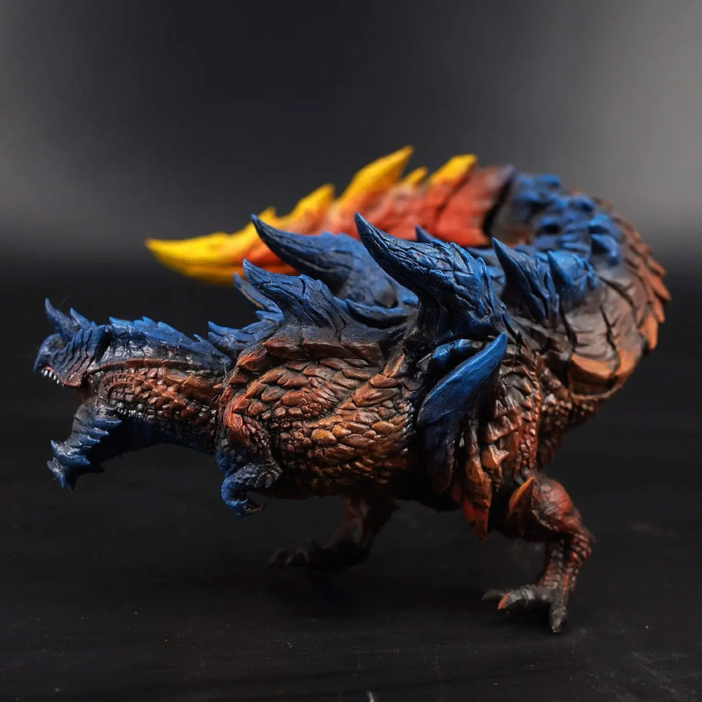 150mm Crested Dragon with Segmented Wings, Resin Model Figure Kit, Fantasy Theme, Unassembled and Unpainted