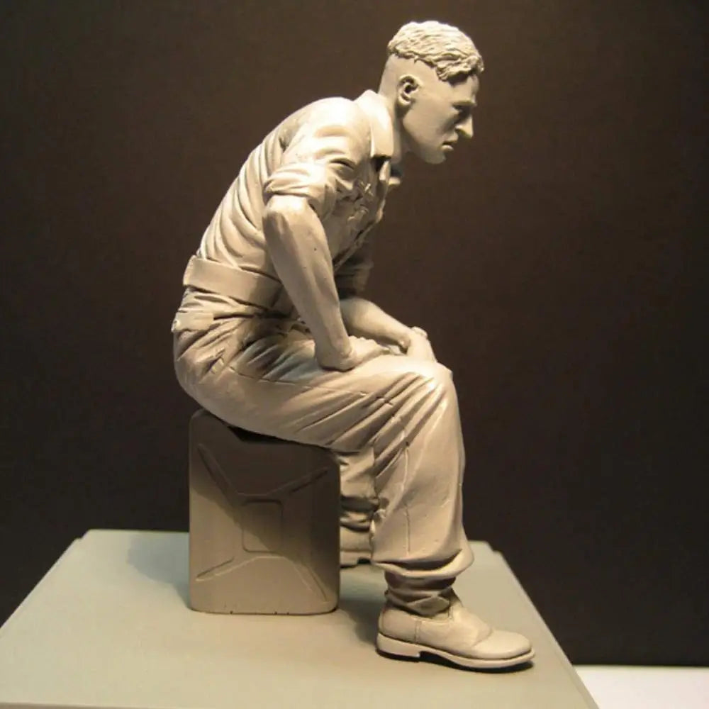 1/16 WWI French Soldier, Resin Model Figure Kit, Unassembled and Unpainted
