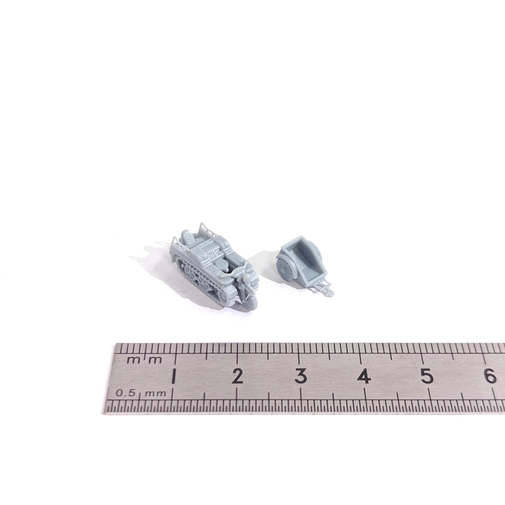 1/144 WWII German Sd.Kfz.2 Kettenkrad, Resin Model Vehicle Kit, Unassembled and Unpainted