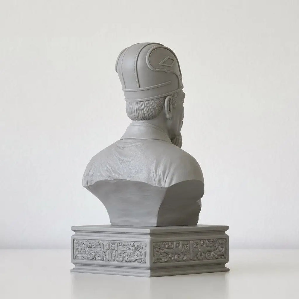 120mm Ancient Lü Buwei, Resin Model Bust Kit, Unassembled and Unpainted