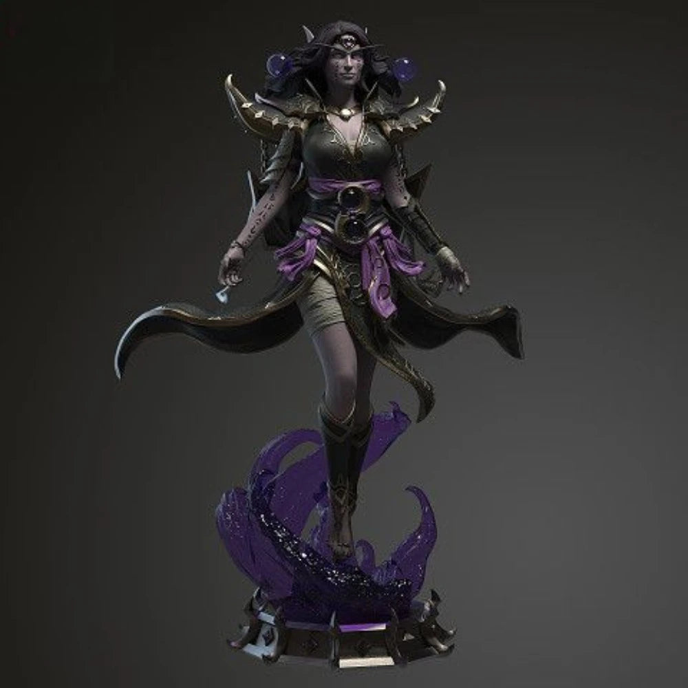 180mm Dark Fantasy Sorceress, Resin Model Figure Kit, Fantasy Theme, Unassembled and Unpainted