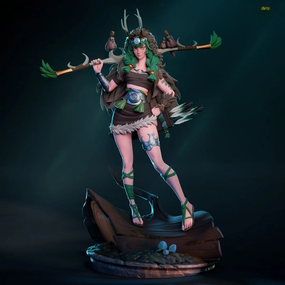 1/12 Artemis Demon Warrior, Resin Model Figure Kit, Fantasy Theme, Unassembled and Unpainted