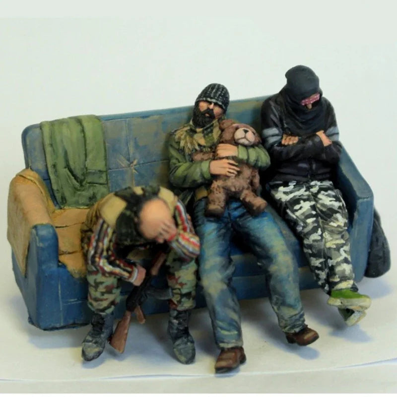 1/35 Modern Military Tactical Scene, 5 Figures, Resin Model Figure Kit, Unassembled and Unpainted
