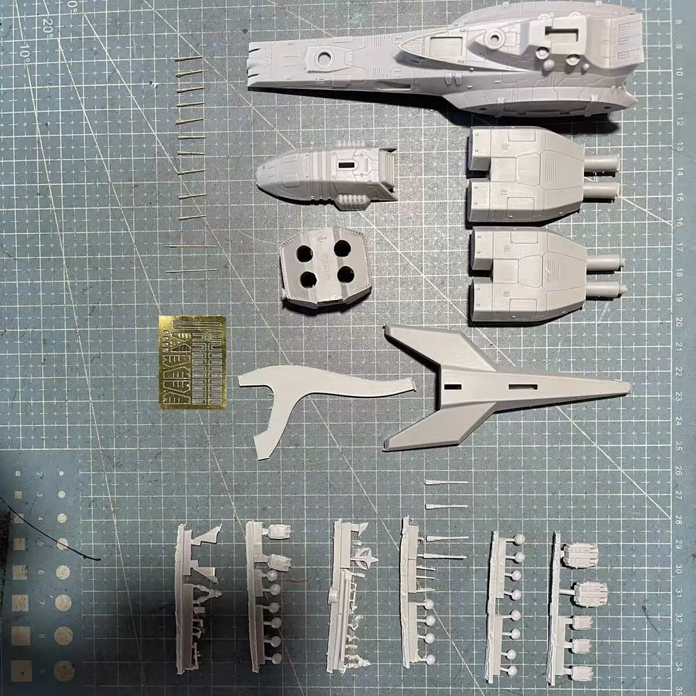 Spacecraft, Resin Model Vehicle Kit, Sci-Fi Theme, Unassembled and Unpainted