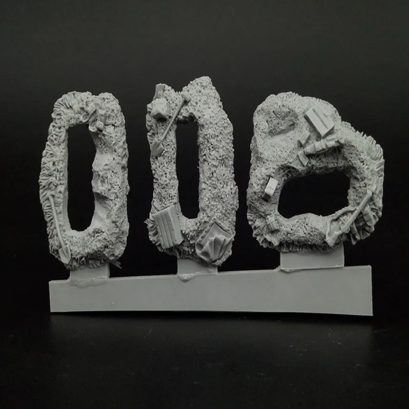 1/72 WWI British Infantry Trench Warfare, 10 Figures, Resin Model Diorama Kit, Unassembled and Unpainted