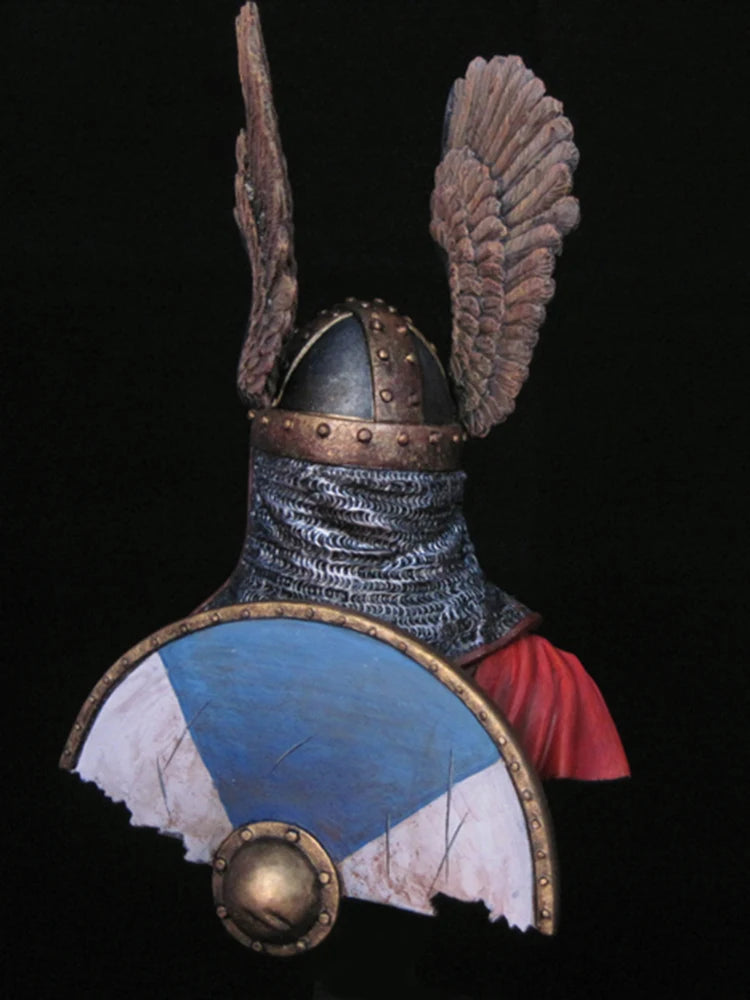 1/10 Winged Warrior, Resin Model Bust Kit, Fantasy Theme, Unassembled and Unpainted