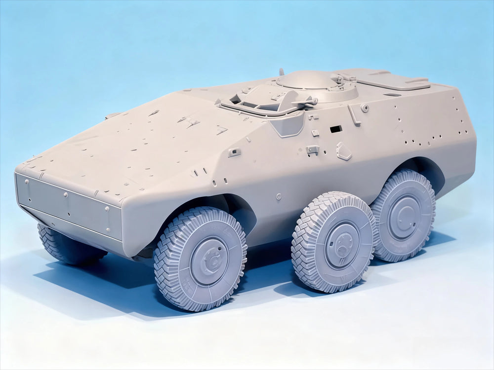 1/35 Modern 6x6 Armored Personnel Carrier, Resin Model Vehicle Kit, Unassembled and Unpainted