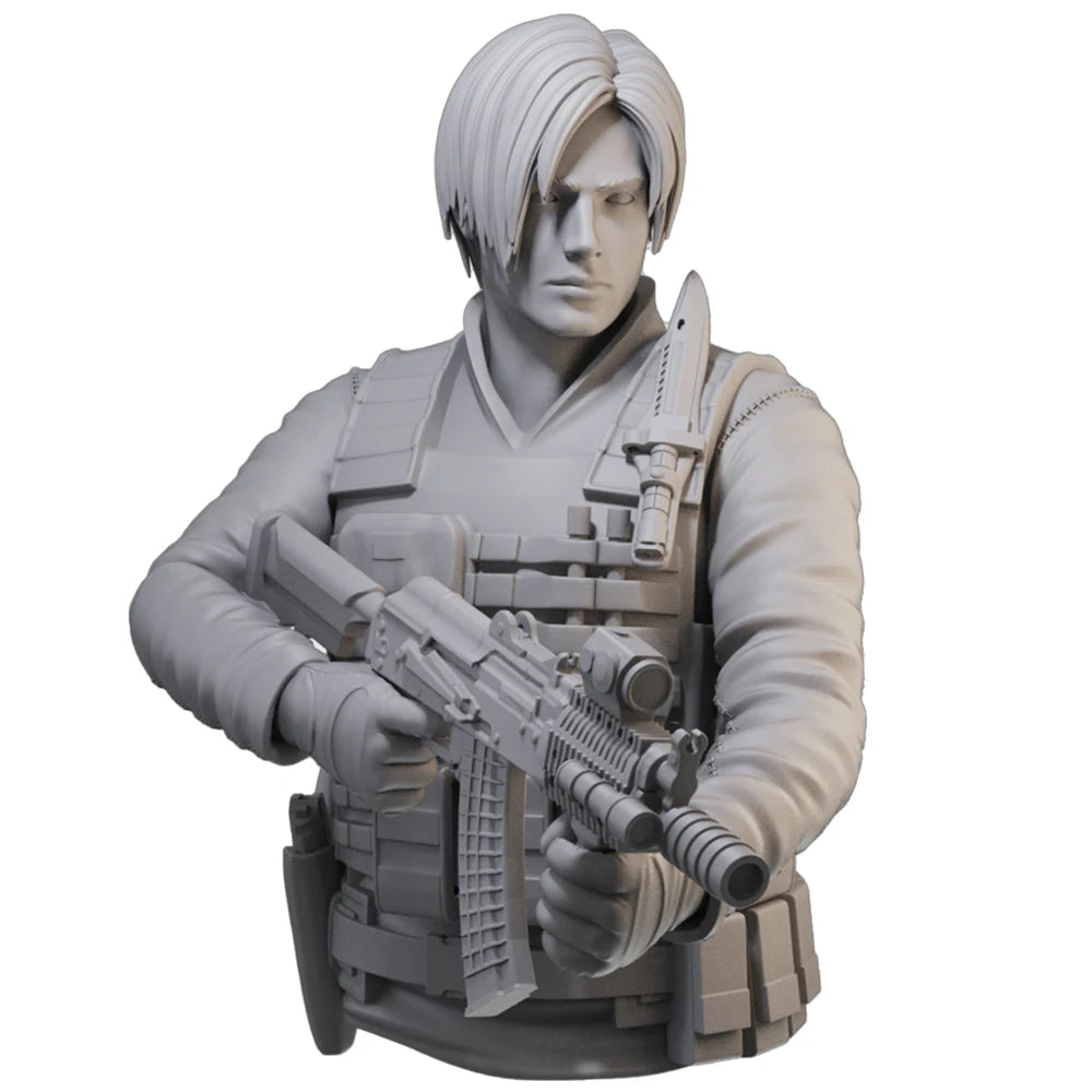 1/10 Modern Tactical Female Characters, 9 Figures, Resin Model Bust Kit, Unassembled and Unpainted