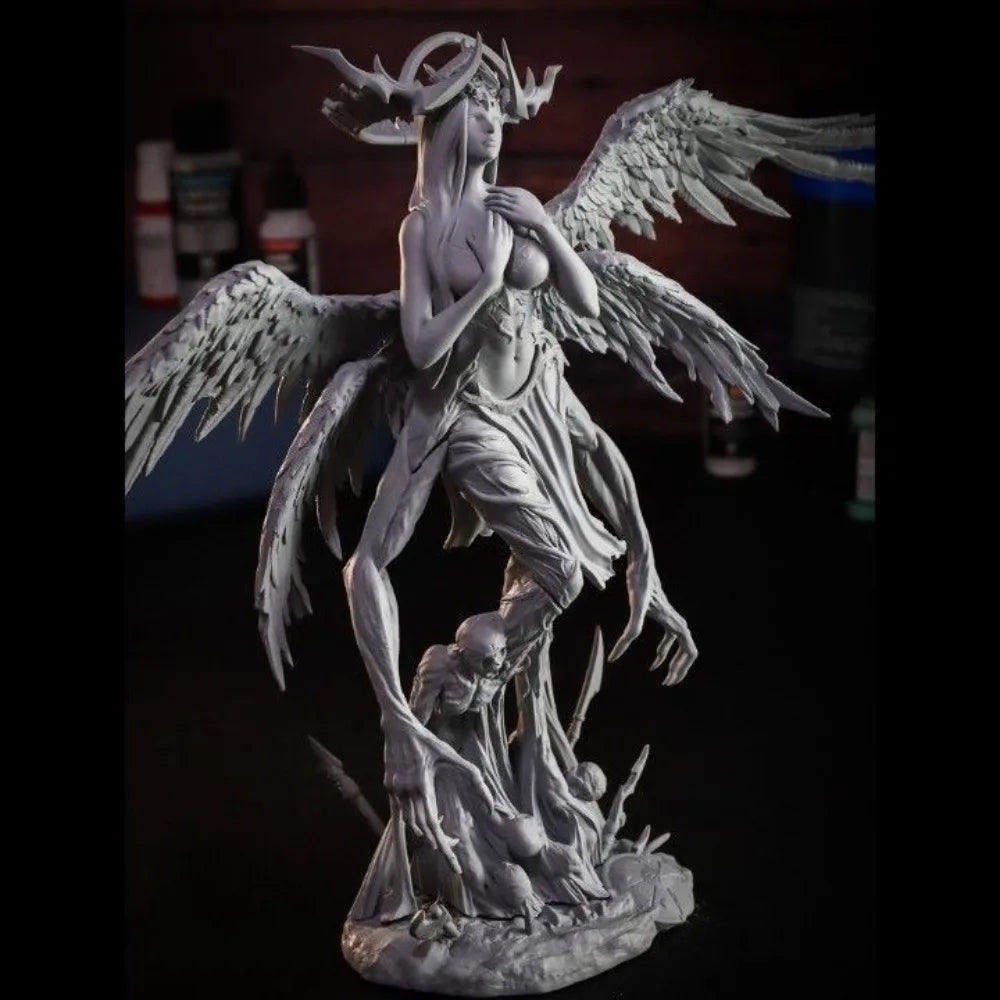 Fallen Angel, Resin Model Figure Kit, Fantasy Theme, Unassembled and Unpainted