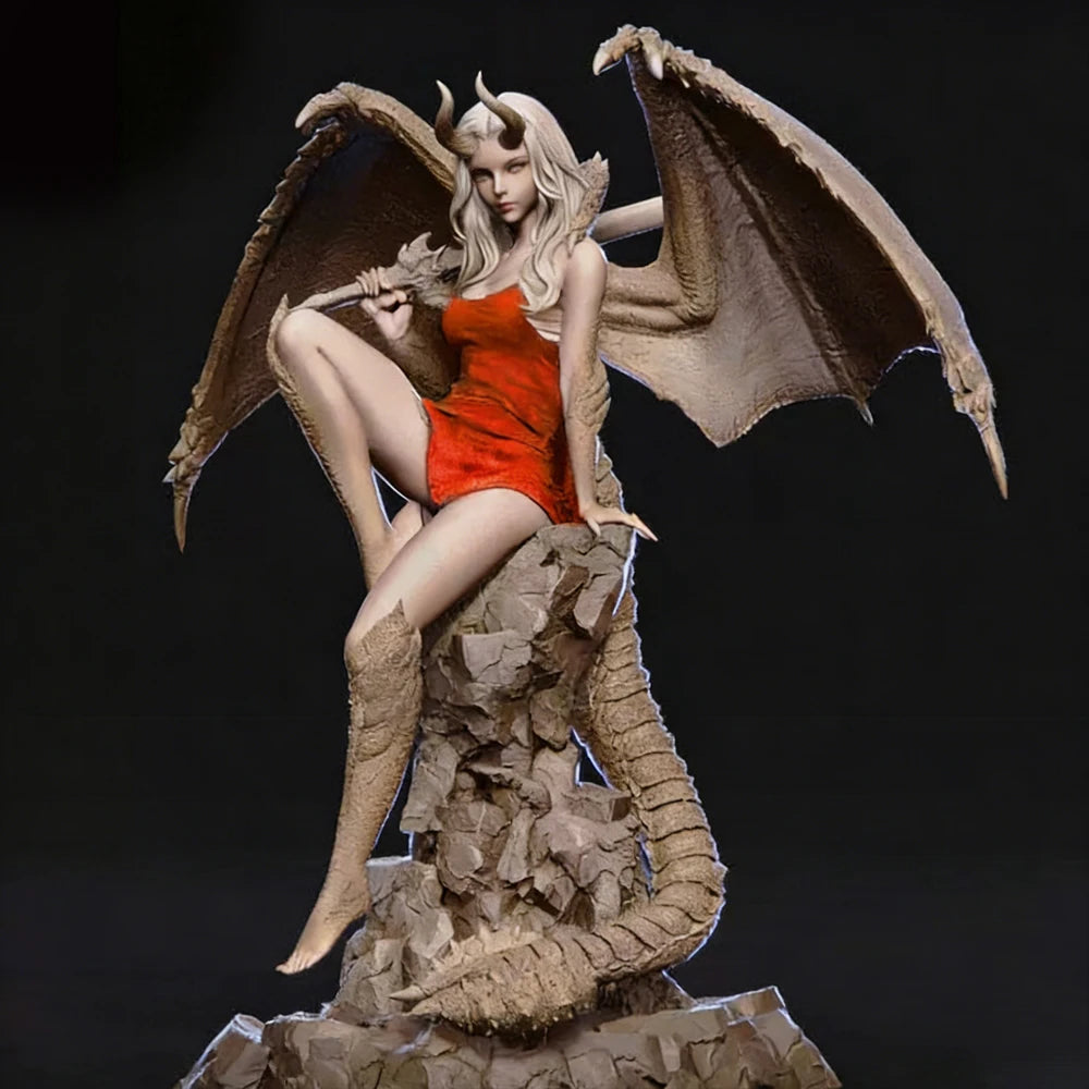 1/24 Belle Diablos Demon, Resin Model Figure Kit, Fantasy Theme, Unassembled and Unpainted