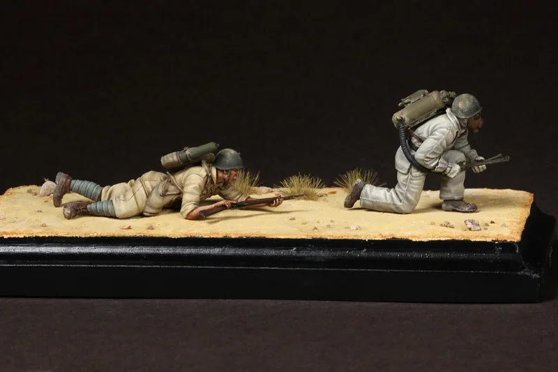 1/35 Modern Desert, 4 Figures, Resin Model Diorama Kit, Unassembled and Unpainted