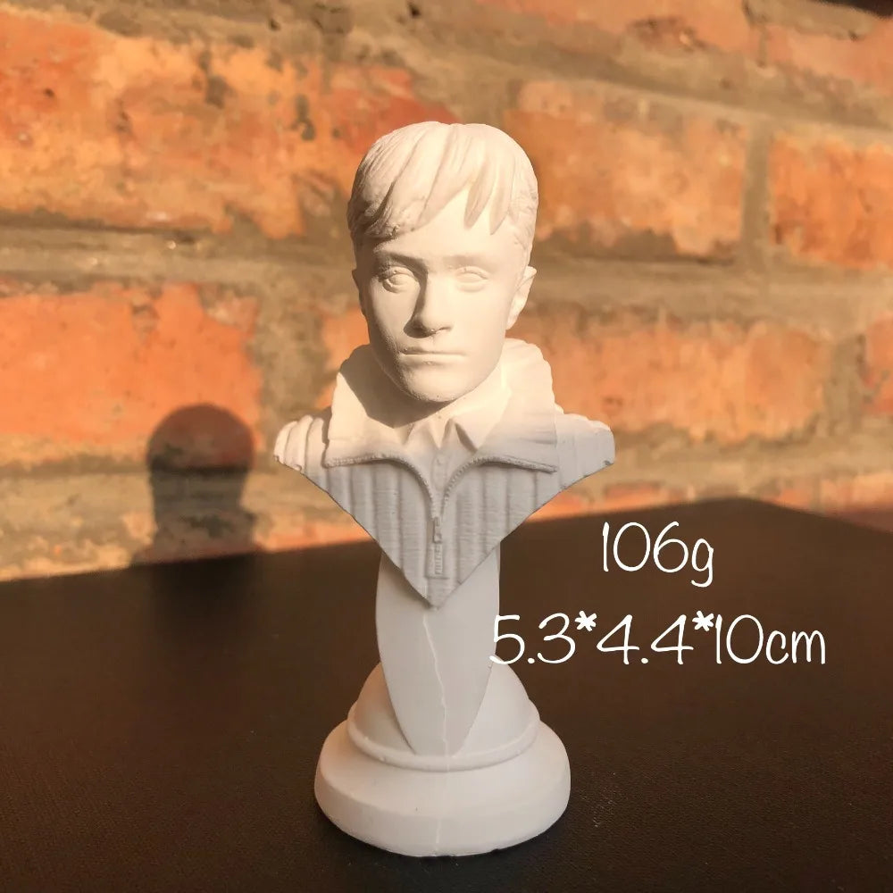 Portrait Character Busts, 12 Figures, Resin Model Bust Kit, Historical Theme, Unassembled and Unpainted