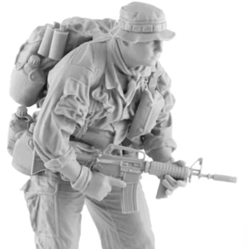 1/16 Vietnam War American Infantry Soldier, Resin Model Figure Kit, Unassembled and Unpainted