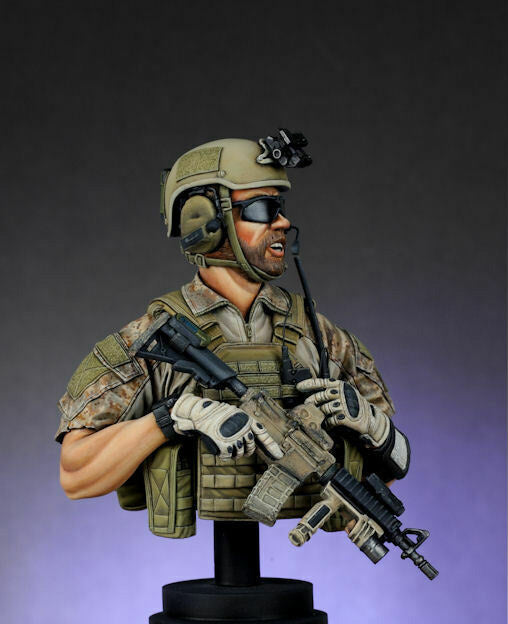 1/9 Modern Special Forces Soldier, Resin Model Bust Kit, Unassembled and Unpainted