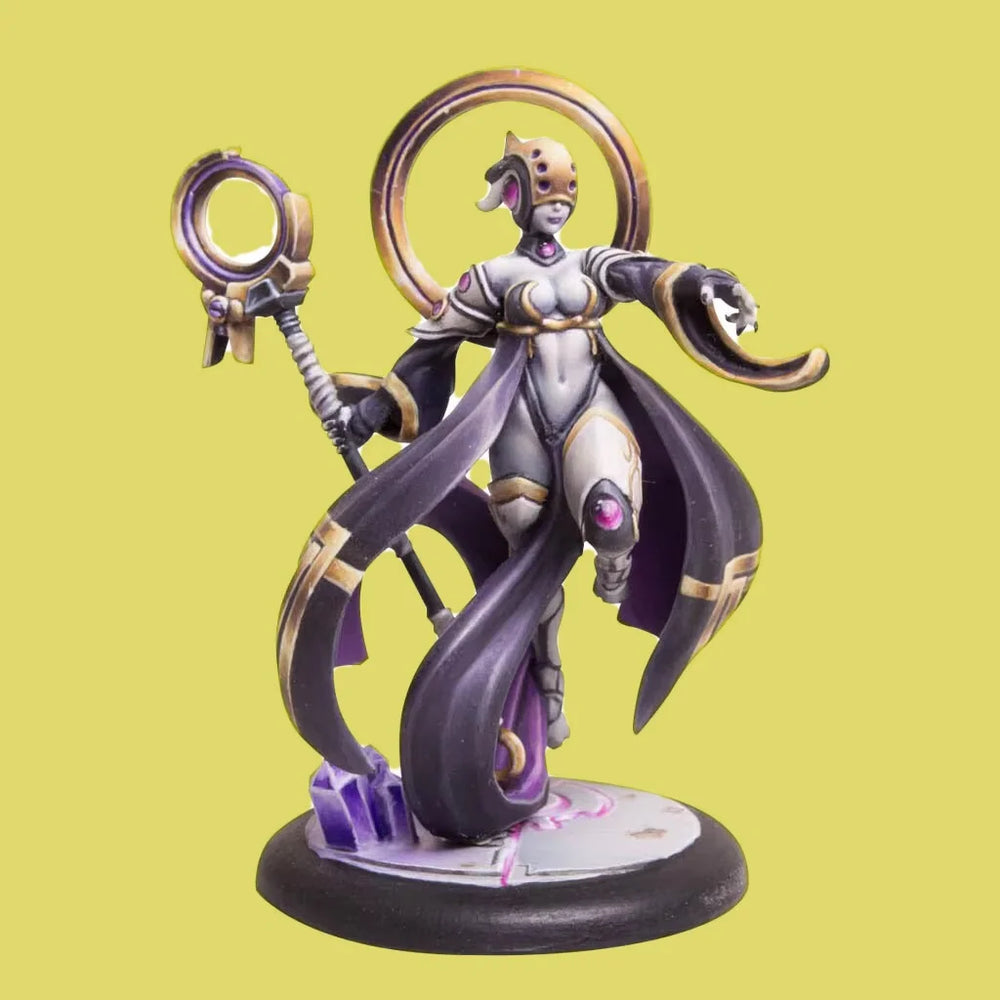 30mm Sorceress with Tentacles and Orbs, Resin Model Figure Kit, Fantasy Theme, Unassembled and Unpainted