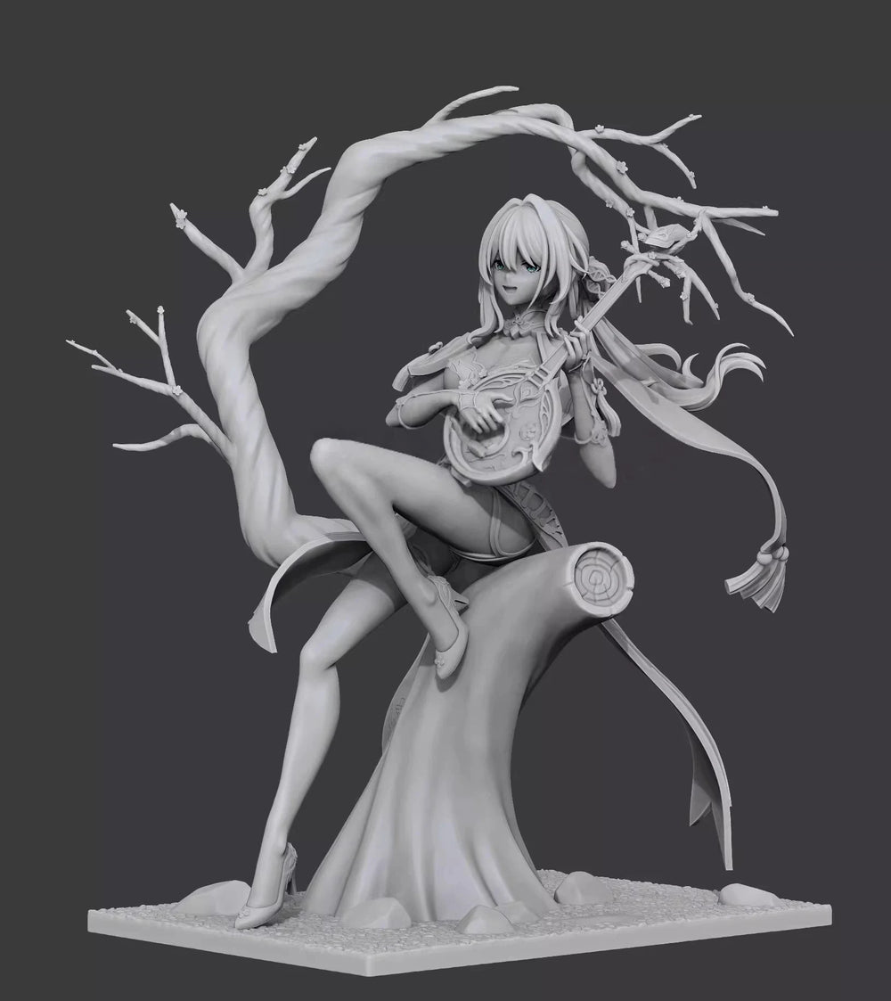180mm Ruanmei Fantasy Character, Resin Model Figure Kit, Fantasy Theme, Unassembled and Unpainted