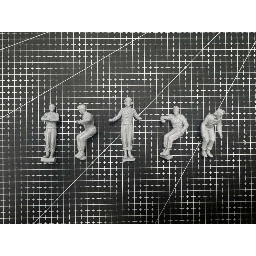 1/35 Modern Military Squad, 5 Figures, Resin Model Figure Kit, Unassembled and Unpainted