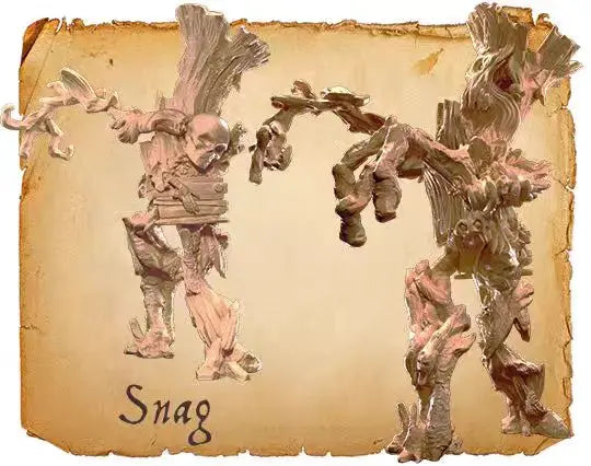 Wyrdwood Fantasy Creature, Resin Model Figure Kit, Fantasy Theme, Unassembled and Unpainted
