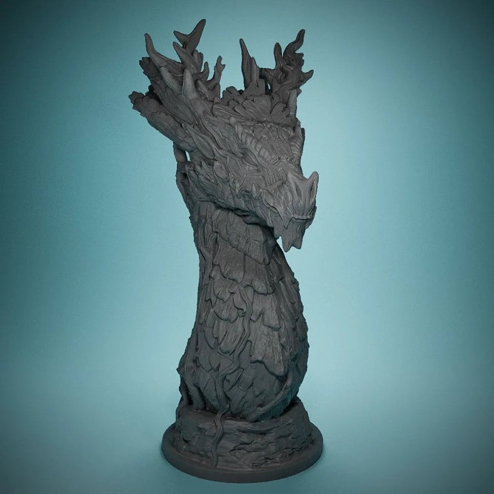 80mm Dark Sorceress with Spiked Crown, Resin Model Bust Kit, Fantasy Theme, Unassembled and Unpainted