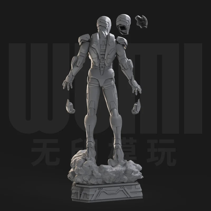 1/24 Modern Armored Futuristic Soldier, Resin Model Figure Kit, Unassembled and Unpainted